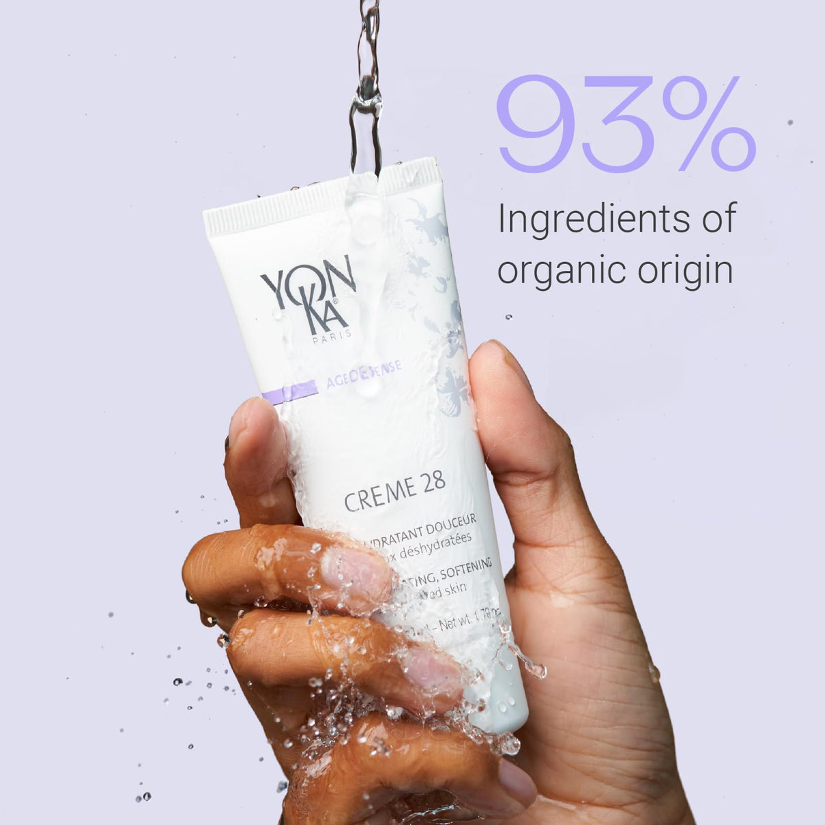 Yon-Ka Crème 28 olive oil ingredients emphasize natural nourishment