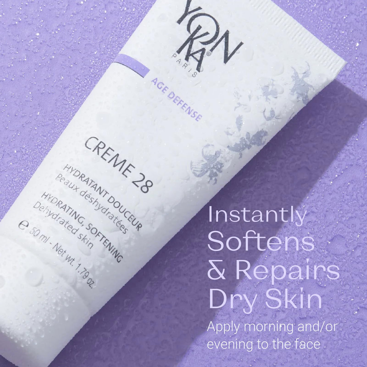 Yon-Ka Crème 28 packaging front conveys premium paraben-free care
