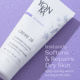 Yon-Ka Crème 28 packaging front conveys premium paraben-free care