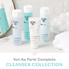 Yonka Eau Micellaire after cleansing leaves fresh, comfortable skin.