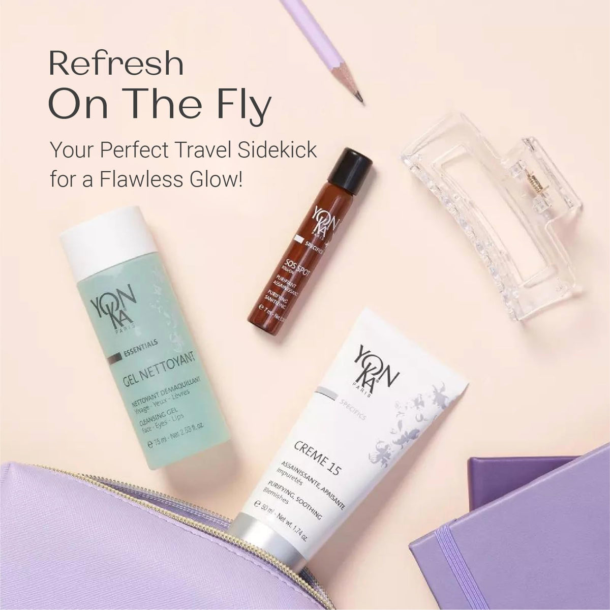 Yon-Ka Gel Cleanser red algae ingredient highlight, nourishes daily cleansing