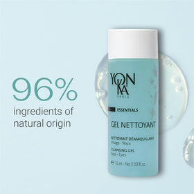 Yon-Ka Gel Cleanser fresh skin closeup, skin looks clean and balanced