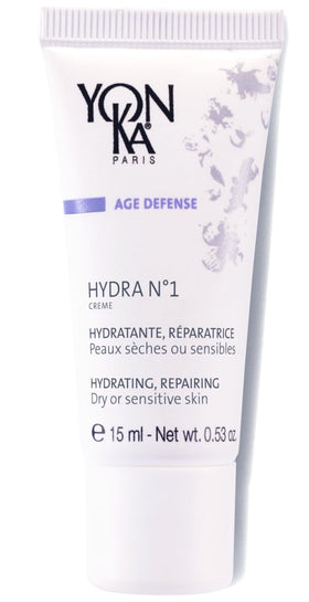 Yonka Hydra No.1 Crème jar close-up showing rich texture for very dry skin.