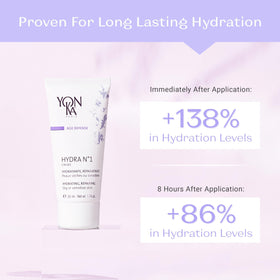 Yonka Hydra No.1 Crème shea butter detail suggesting nourishing hydration.