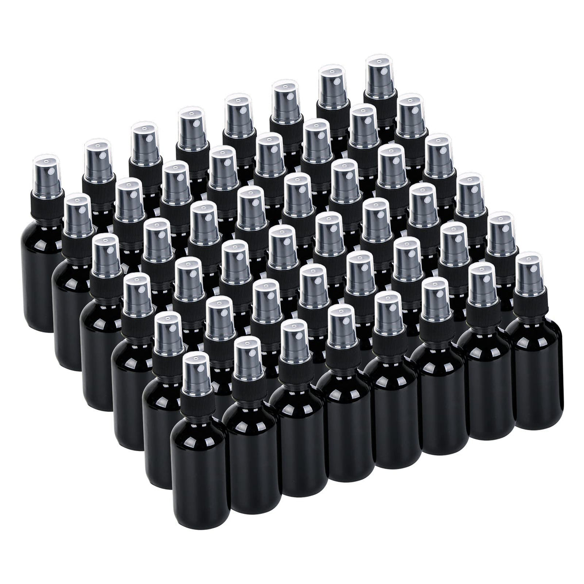 YONKAN 2oz amber glass spray bottle for skincare and travel.