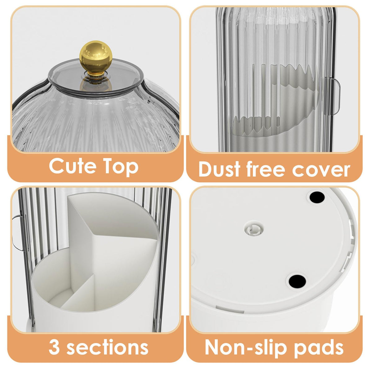 YOOLENS sturdy feet pads prevent slipping on surfaces.