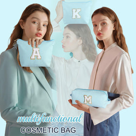 YOOLIFE Monogram Makeup Bag with personalized initials for a thoughtful gift.
