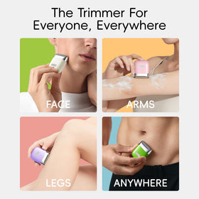 Yoose attachments with trimming combs for customizable body shaping