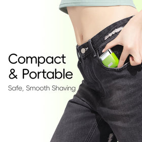 Yoose waterproof IPX7 razor ready for wet shower use and easy cleaning