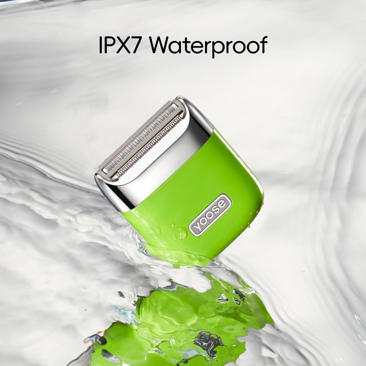 Yoose USB-C rechargeable design for cordless shaving on the go