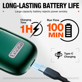 Yoose Nose Hair Trimmer 2.0 360-degree trimming captures hairs from all angles.