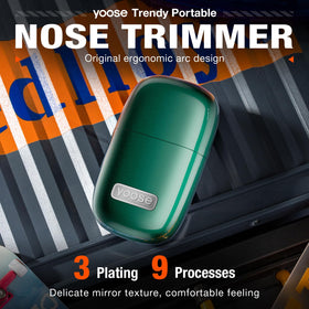 Yoose Nose Hair Trimmer 2.0 dust-cap protects hygiene during use.
