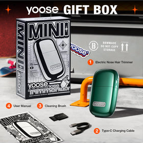 Yoose Nose Hair Trimmer 2.0 travel case for grooming anywhere.