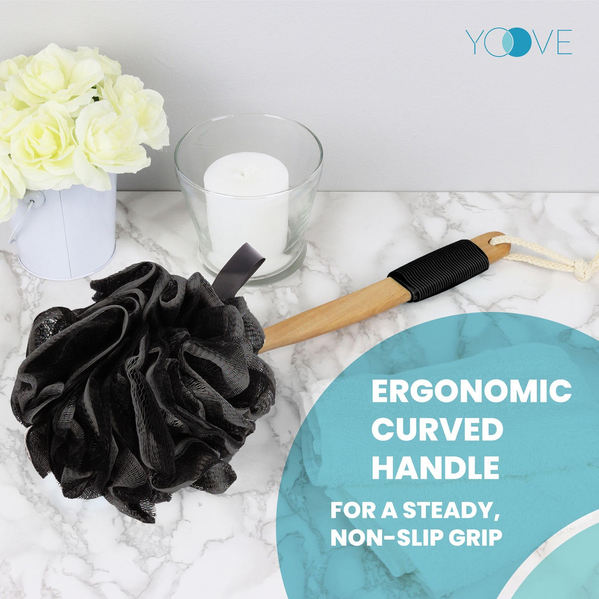 Yoove back scrubber set suitable for both men and women
