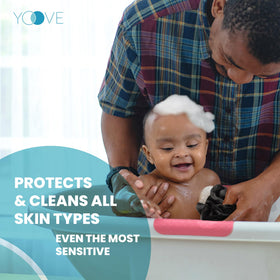 Yoove 17-inch long-handle back scrubber reaching hard-to-clean areas