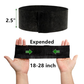 Yopay headband close-up shows soft non-woven material and gentle grip