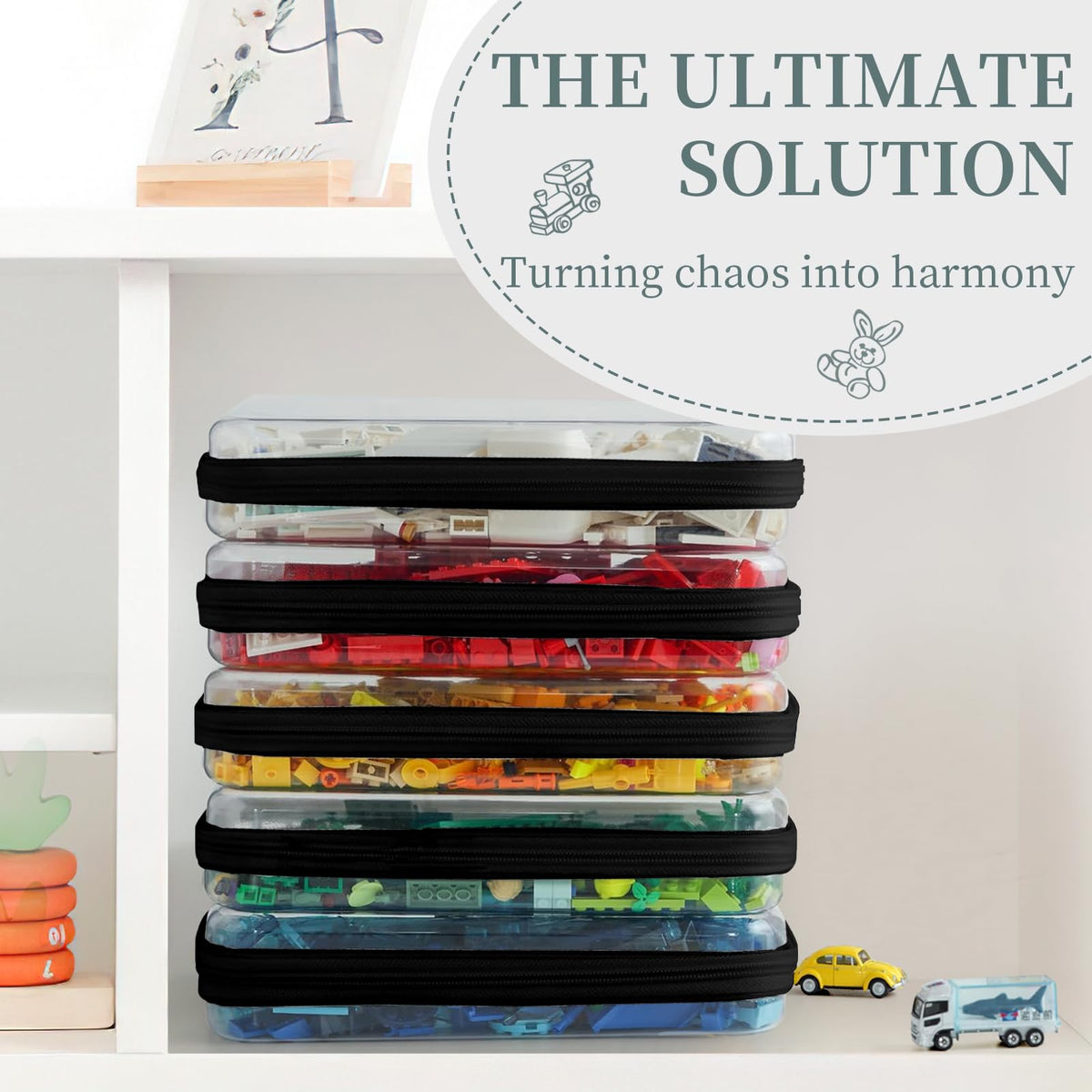 YOPCDJ compact portable case set suits home, office, and travel.