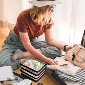 YOPCDJ three-pack bundle offers versatile storage for cosmetics, toiletries, and accessories.