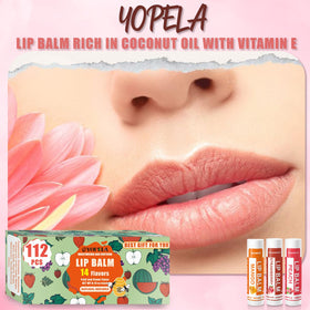 Yopela coconut oil and vitamin E lip balm nourishing lips