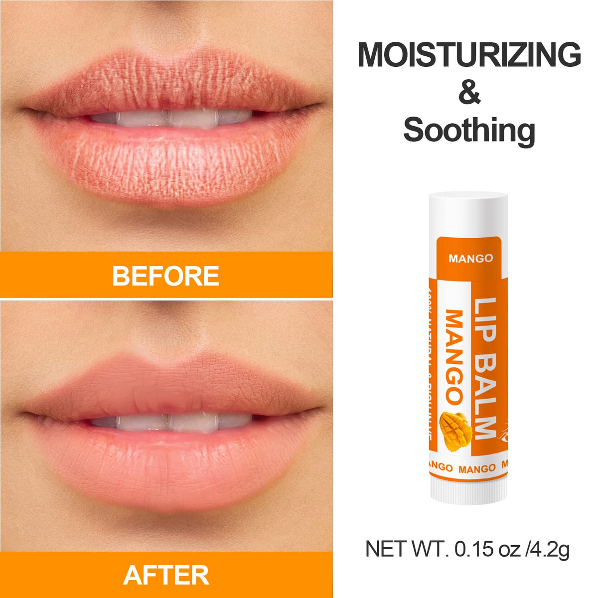 Yopela coconut oil and vitamin E ingredient highlight for hydration.