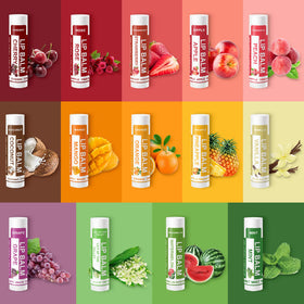 Yopela rose flavor lip balm close-up, a soothing daily lip care option.