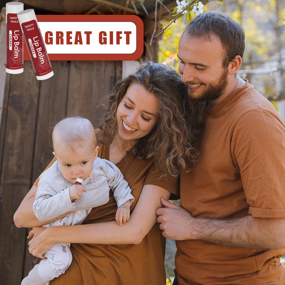 Yopela Valentine's gift-ready lip balm set for gifting joy.