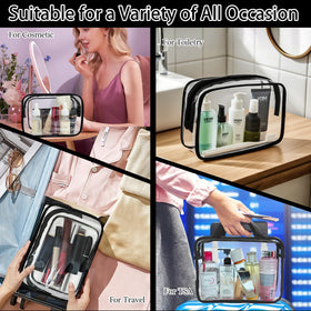 YOQIVEXU waterproof PVC material protects contents and stays clean.