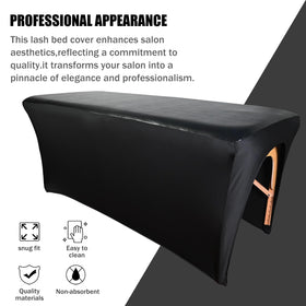 Yoquare massage cover is versatile for lash studios and home spas.