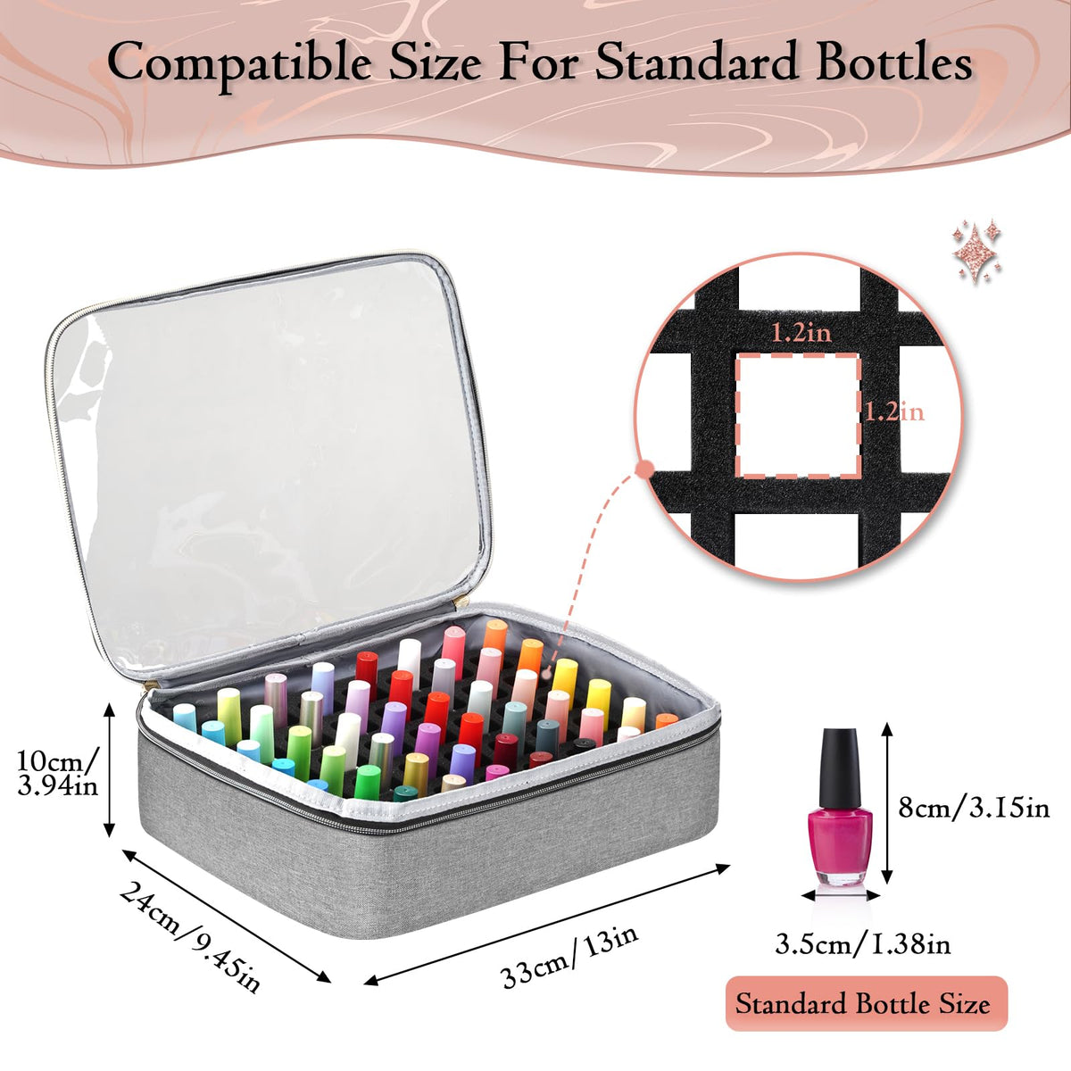 Three carrying options for flexible travel and salon visits.