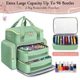 Slots fit standard 15 ml bottles under 3.3 inches tall with YOREPEK