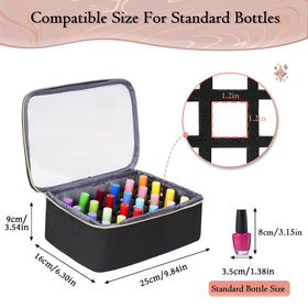 YOREPEK bottle slots protect gel bottles while traveling