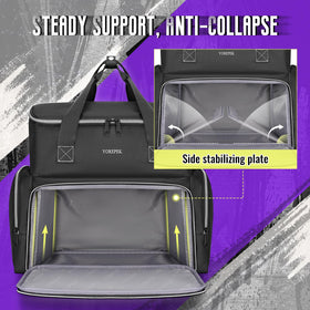 YOREPEK Tattoo Travel Case removable pouches offer flexible ink and accessory organization.