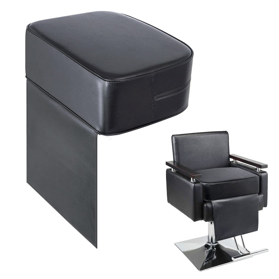 Yoshiko salon booster seat cushion front view for comfort and chair protection