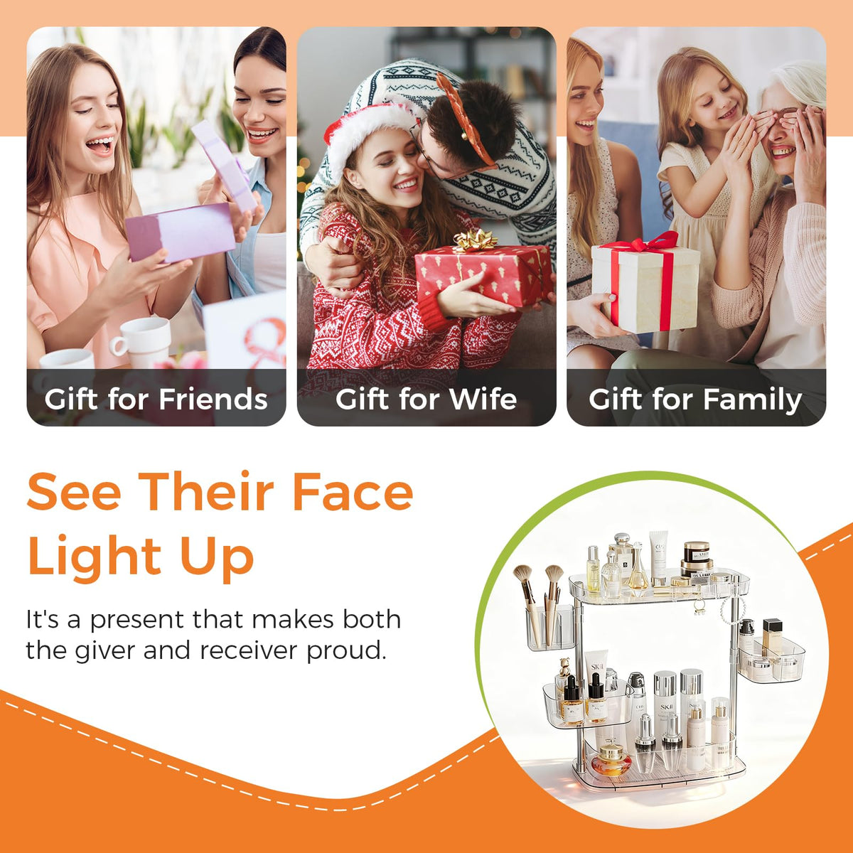 YOSHIONAL assembled setup demonstrates ready to use beauty organization