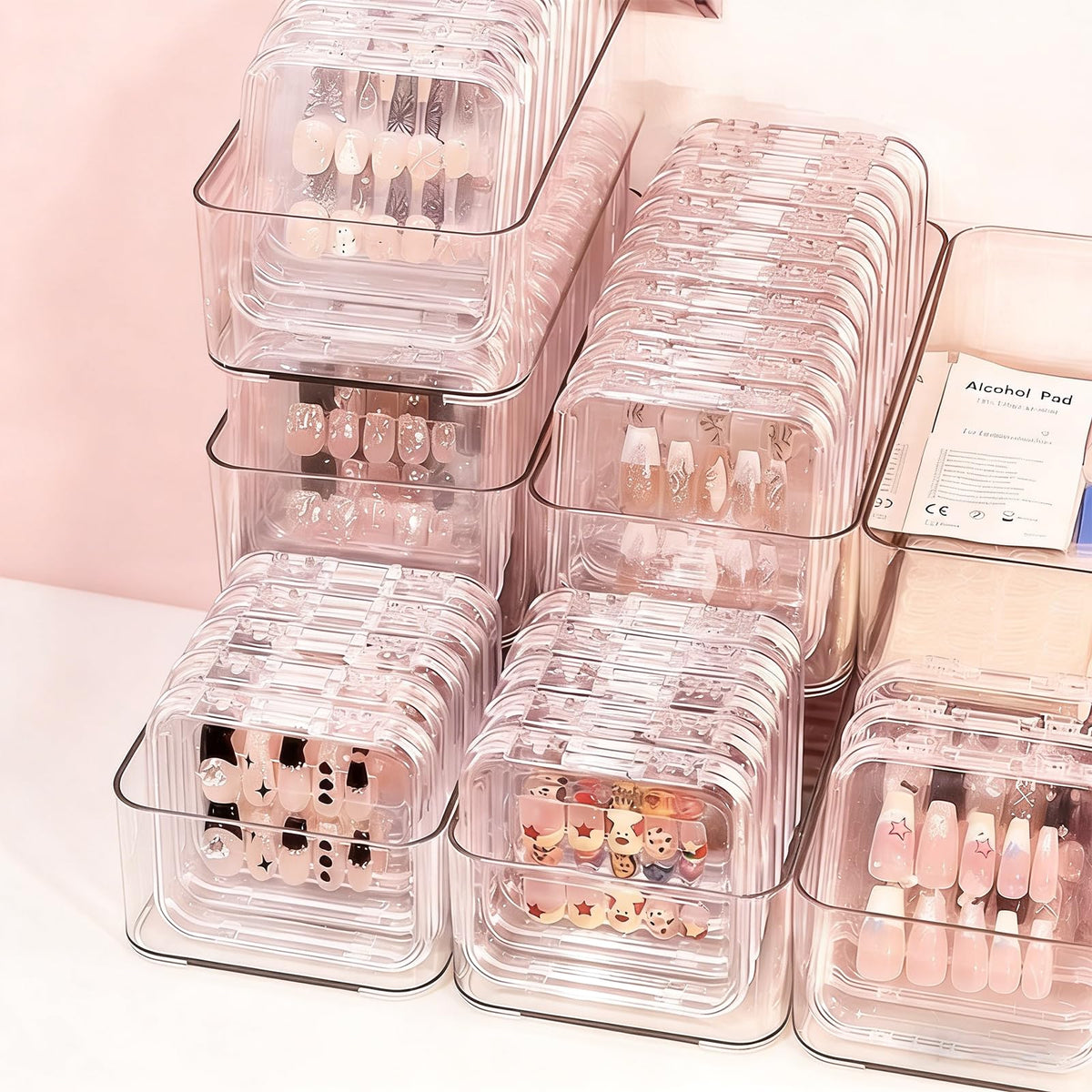 YOSMAKIY display-ready option for nail art at salons or fairs.