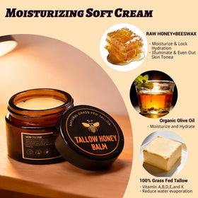 Face and body moisturizer in a portable 2 oz jar.