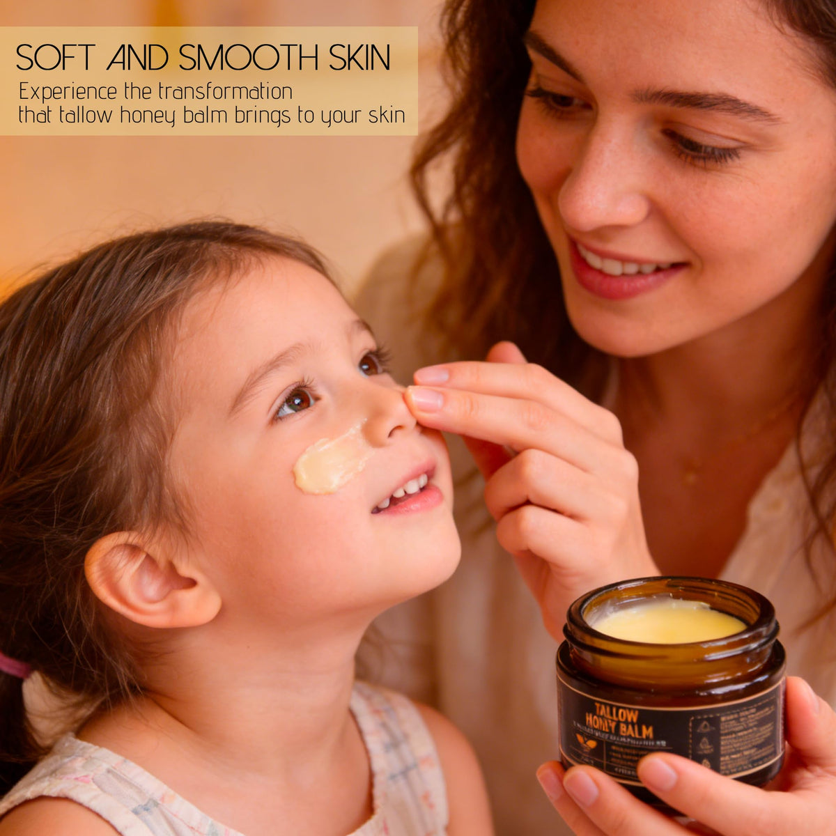Honey infusion detail highlights natural ingredients for gentle skincare.