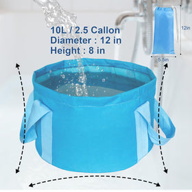 YoTmake blue bucket included for complete detox spa setup at home