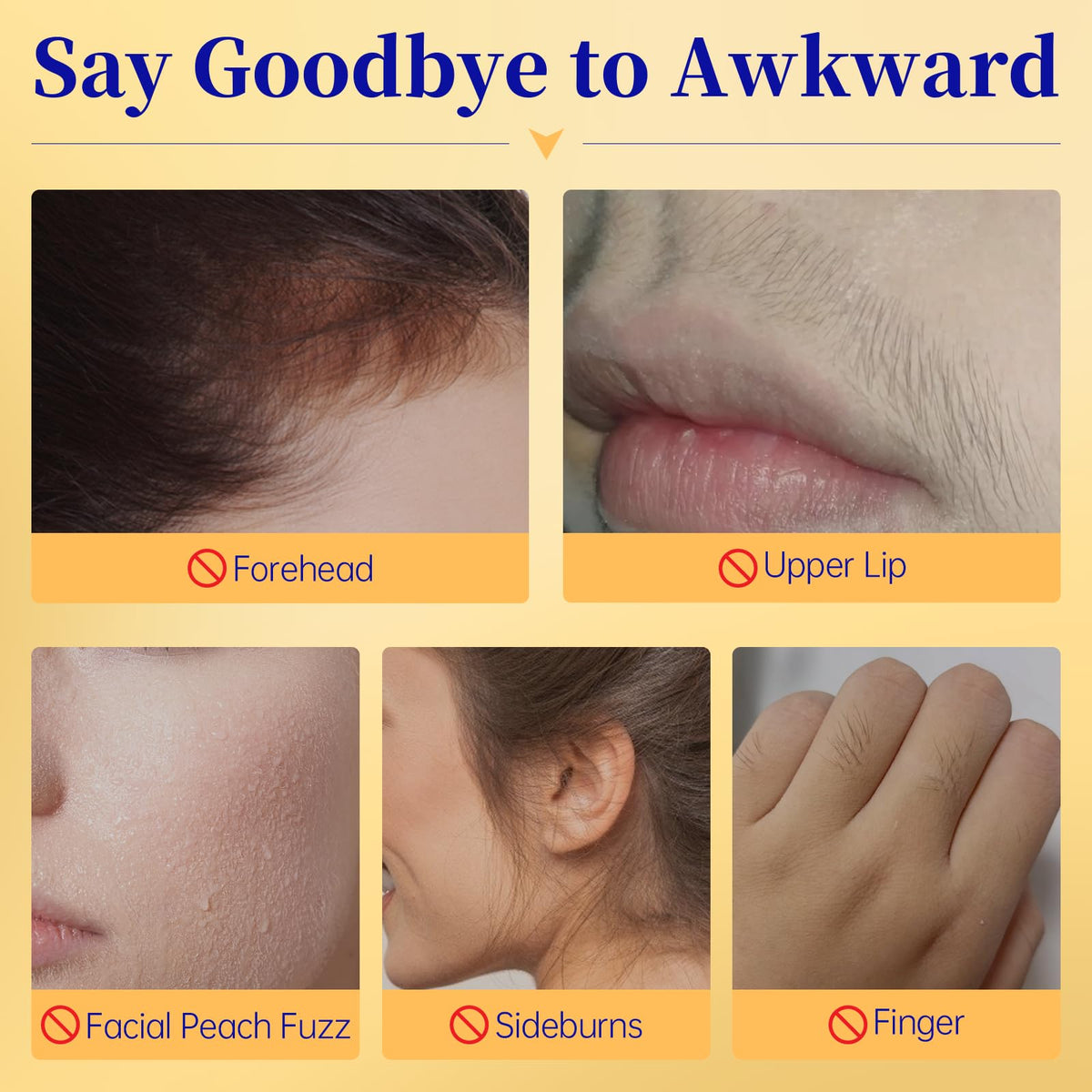 Youggle cream texture swatch, smooth glide targeting fine facial hair with gentle formula.