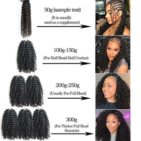 Youleas full-head coverage options 200–250g for versatile volume