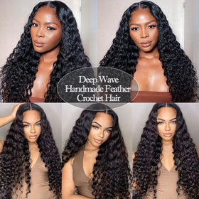 Youleas full-head coverage crochet hair helps achieve a seamless look.