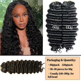 Youleas crochet hair available in 14–22 inch lengths for versatile styling.