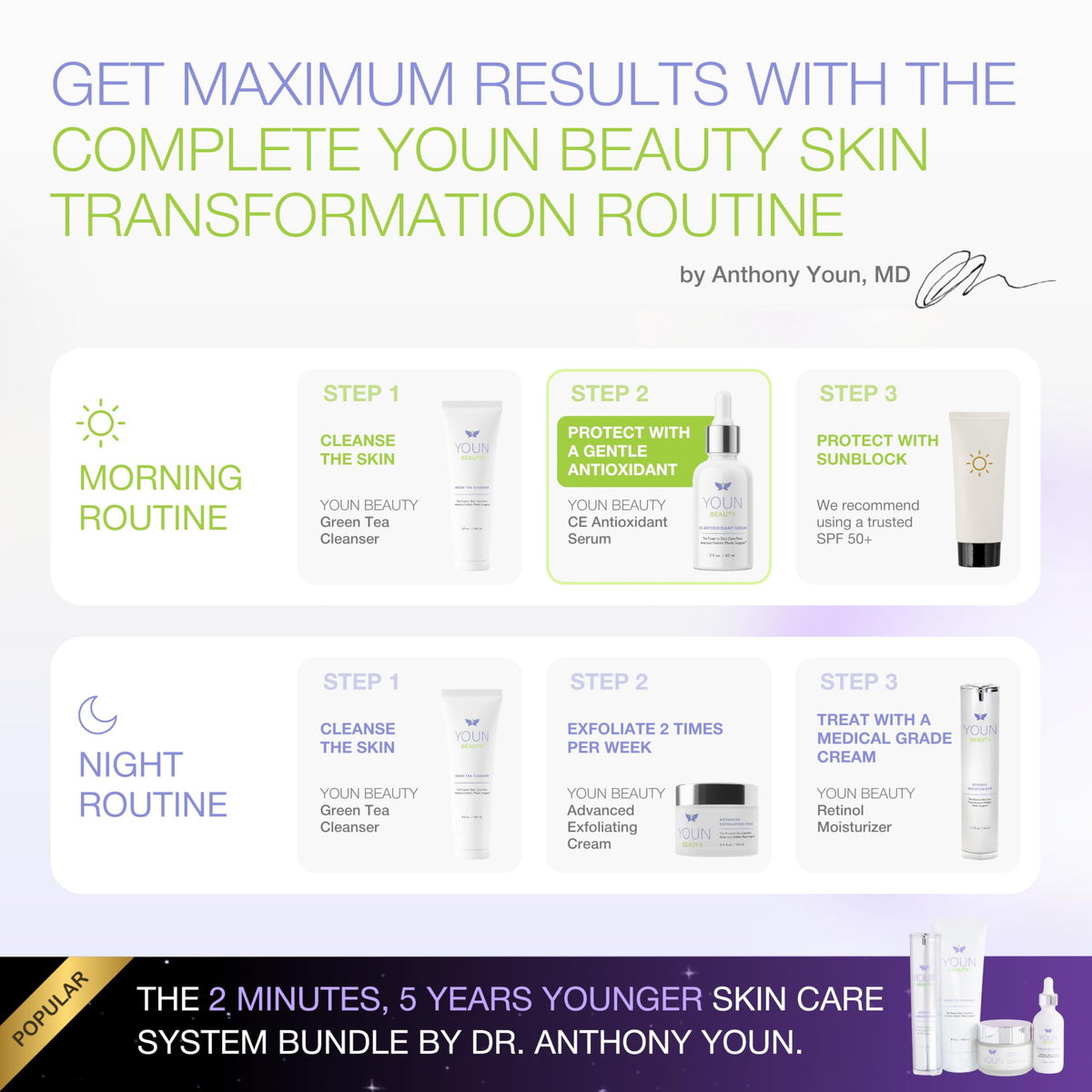 YOUN Beauty jojoba oil providing smooth, lightweight hydration