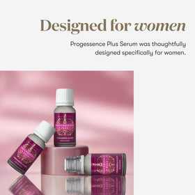 Young Living Progressence Serum packaging box highlights premium wellness branding.