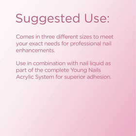Young Nails powder with quick 90-second setting for efficient sessions.