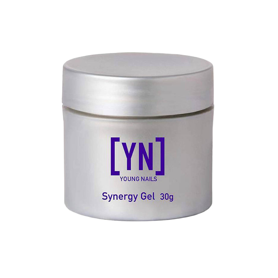 Young Nails Synergy Base Gel application shows a clean foundation for durable nails.