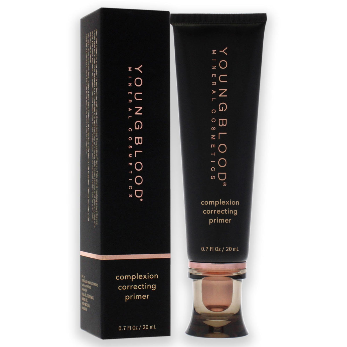 Youngblood Complexion Correcting Primer swatch showing even tone and subtle sheen