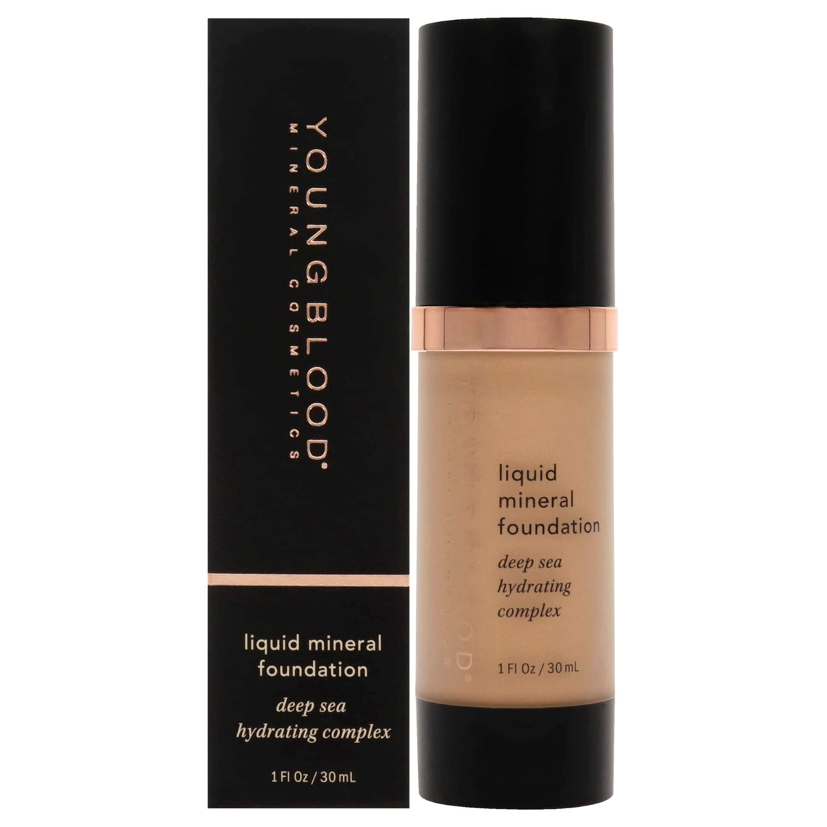 Packaging image highlighting vegan, cruelty-free formula from Youngblood.