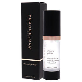 Youngblood Mineral Primer in makeup bag for daily use.