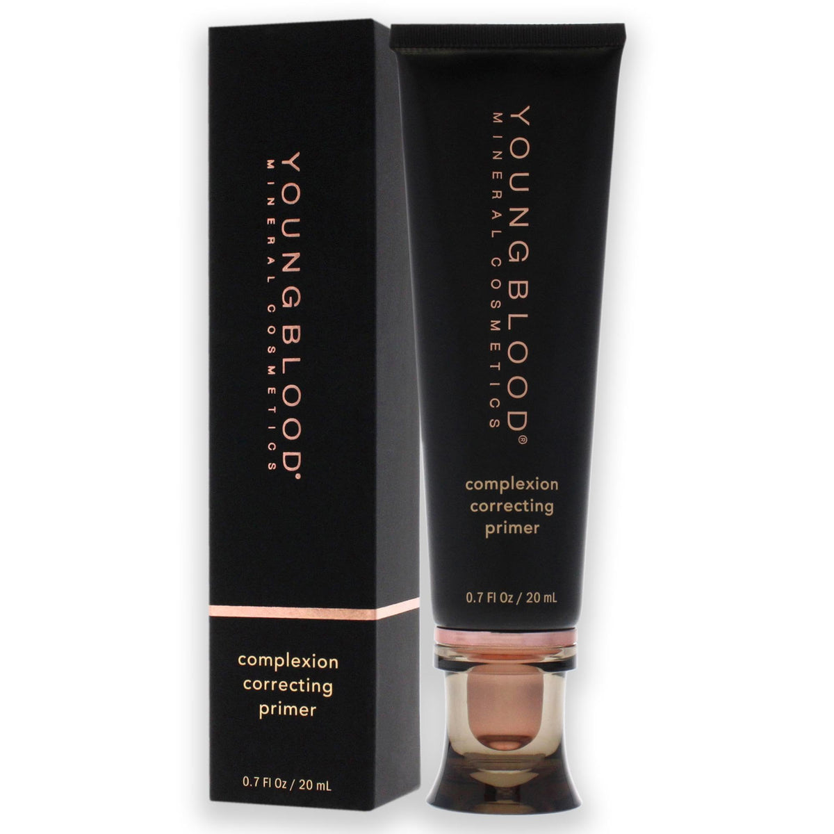 Youngblood Primer under makeup application creates a ready base